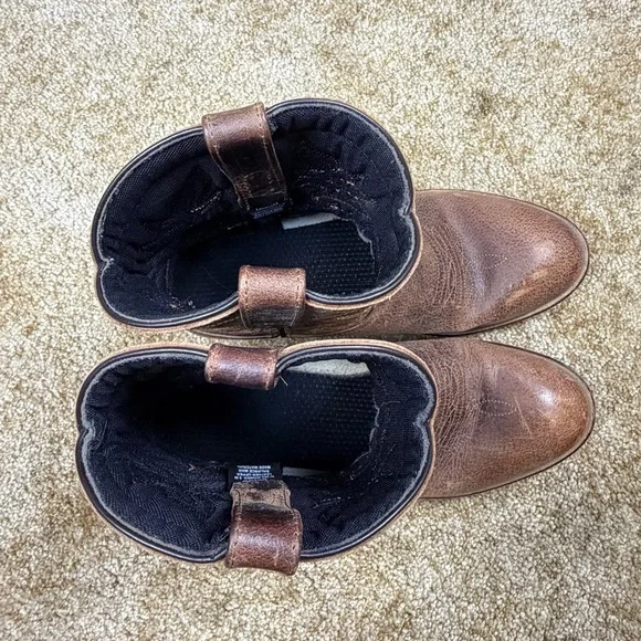 Dingo Leather Western Cowboy Boots Women’s 9 Brown Distressed Embroidered - Picture 9 of 15